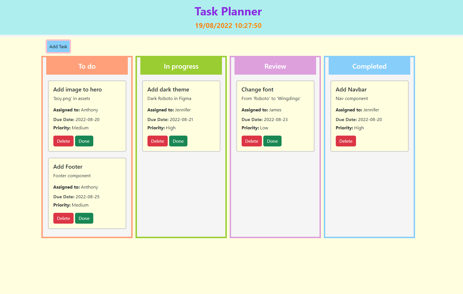 project screenshot
